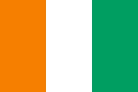 Drapeau du pays : Côte d'Ivoire